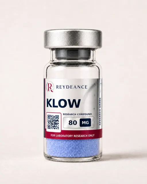 KLOW 80mg — labelled lyophilised vial, product photograph